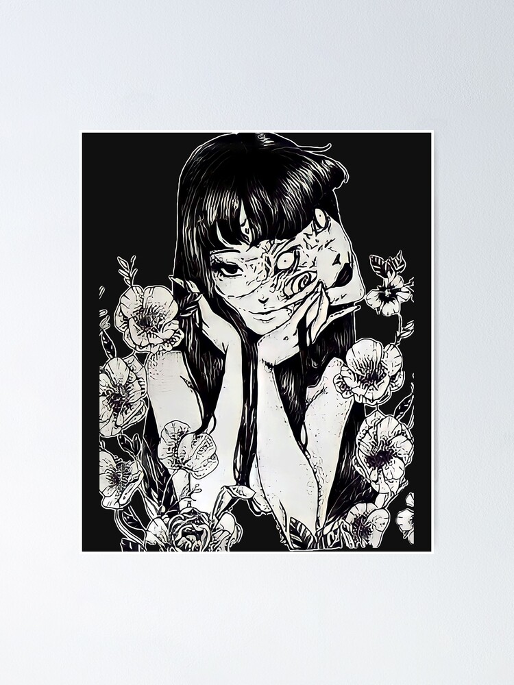 Tomie Junji Ito Unique Art Poster For Sale By Shantabonslater Redbubble