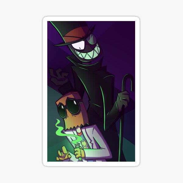 Item preview, The Strange Case of Dr Flug & Mr Black Hat designed and sold by CharrChan.