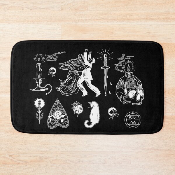 Item preview, Flash sheet (white on black) designed and sold by Ruth Skrytek.