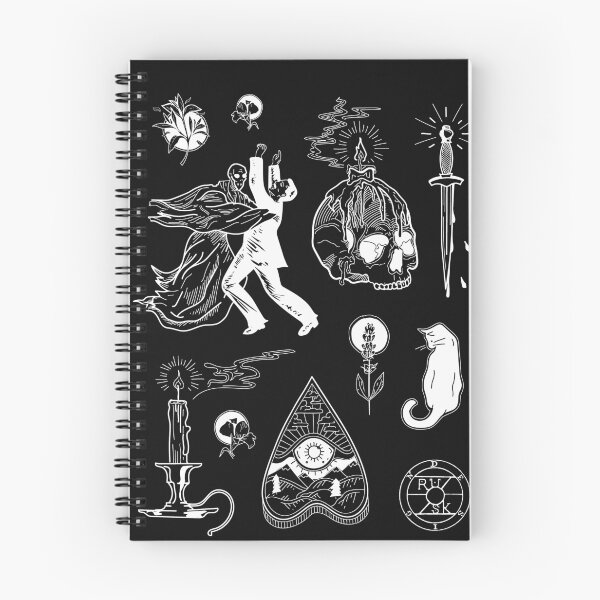 Item preview, Flash sheet (white on black) designed and sold by Ruth Skrytek.