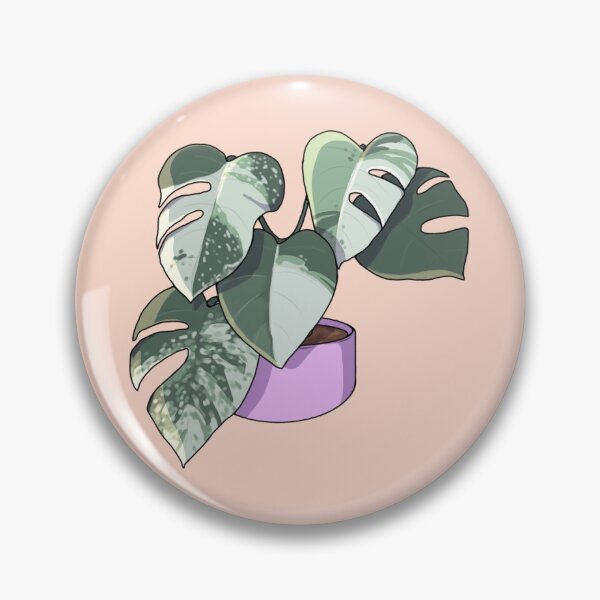 Item preview, Monstera Borsigiana Variegata Plant designed and sold by Cool Cat With Hat  Art.
