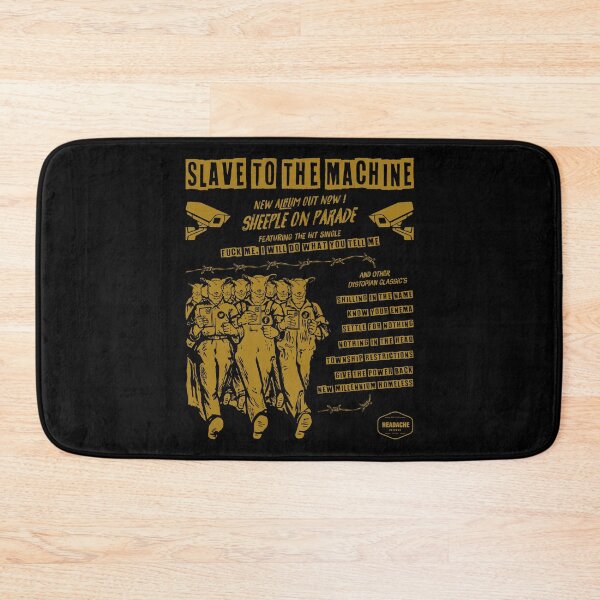 Item preview, SLAVE TO THE MACHINE - MUSTARD designed and sold by Delapits.