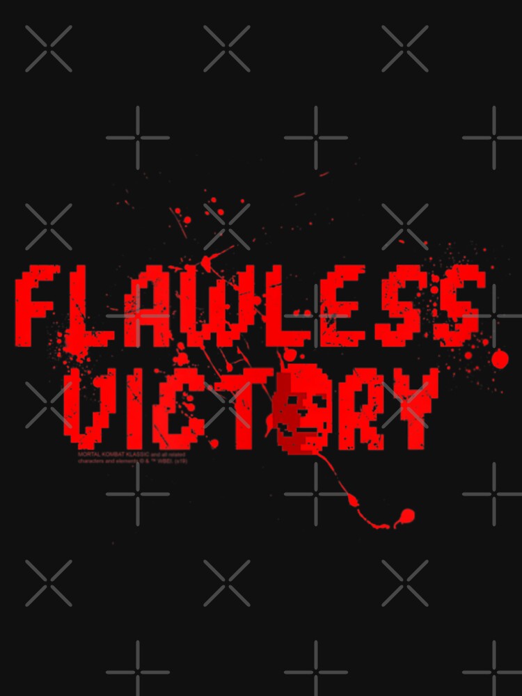 MAR111584 - MORTAL KOMBAT KLASSIC FLAWLESS VICTORY BLK T/S MED - Previews  World