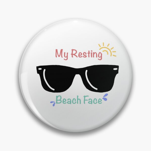 Item preview, My resting beach face designed and sold by StudioBelle.