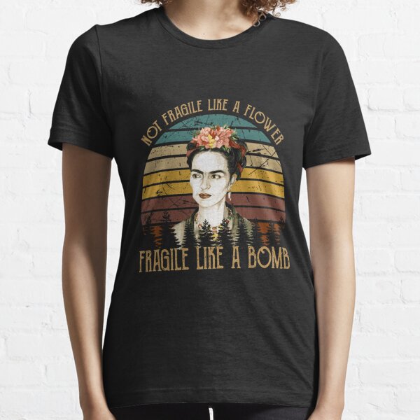 Aperçu de l'œuvre pas fragile comme une fleur Frida Kahlo peintre art pour les fans créée et vendue par BucurApostol.
