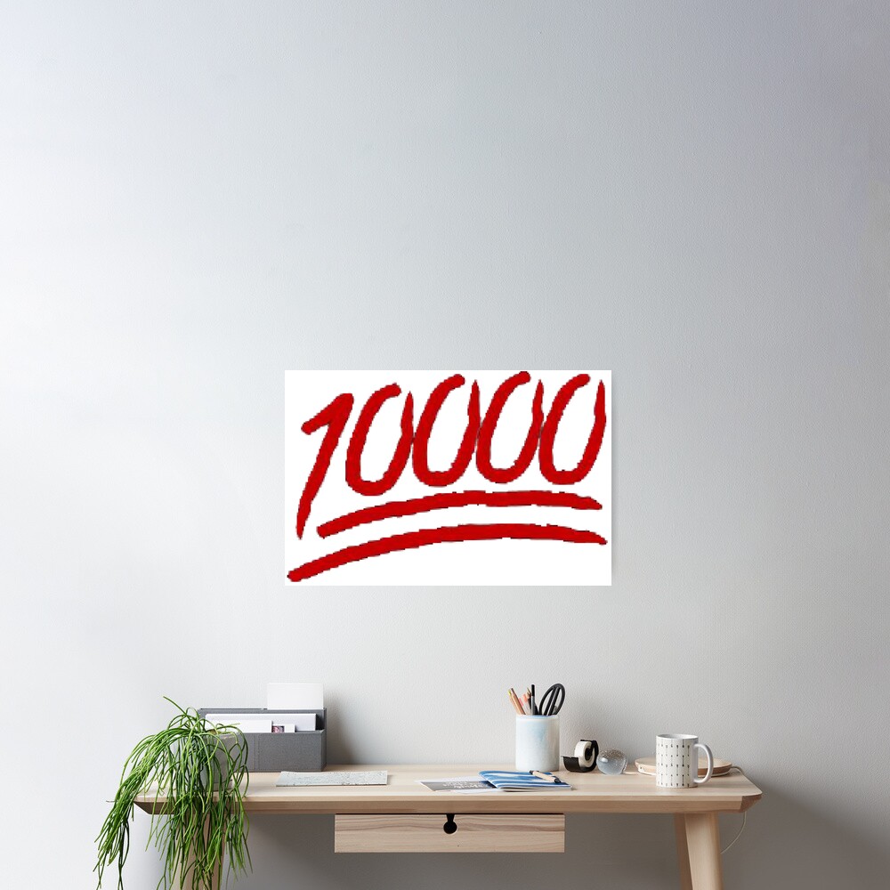 “10000 emoji deep fried” Poster for Sale by Snibel | Redbubble