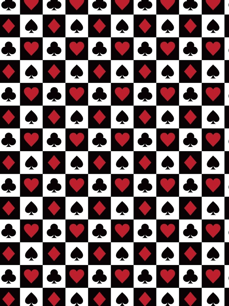 Card Pattern - Red Queen by rivermill