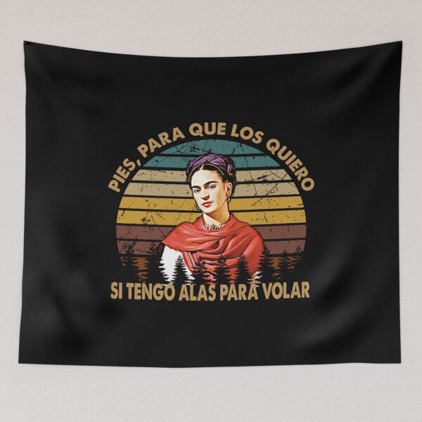 Item preview, vintage retro mexican text Frida Kahlo painter art for fans designed and sold by BucurApostol.