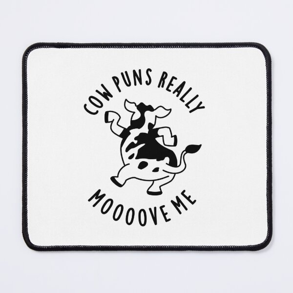 Item preview, Cow Puns Really Mooove Me Funny Animal Puns designed and sold by punnybone.