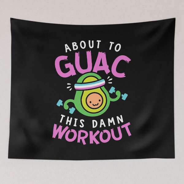 Item preview, About To Guac This Damn Workout designed and sold by Brogress Project.