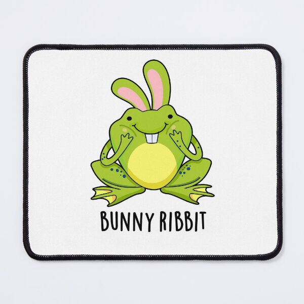 Item preview, Bunny Ribbit Rabbit Funny Frog Puns designed and sold by punnybone.