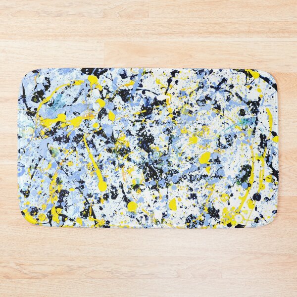 Item preview, Abstract in Blue, Yellow & Black (L) designed and sold by Rockett Graphics.