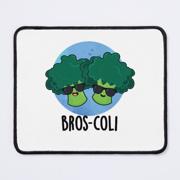 Item preview, Bros-coli Broccoli Funny Veggie Puns  designed and sold by punnybone.