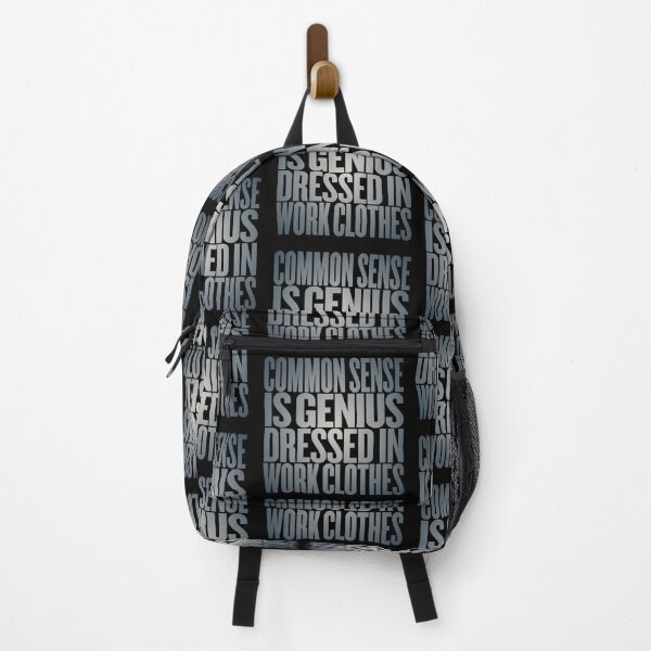 Item preview, Common sense is genius dressed in work clothes v.3 designed and sold by x1brett.