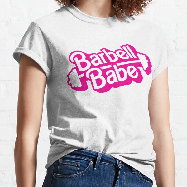 Barbell Babe Doll Logo Classic T-Shirt