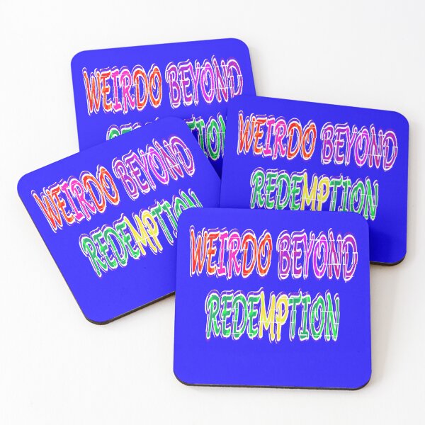 Item preview, Weirdo beyond redemption 03 aesthetic multi-color letters text design by Code03 designed and sold by Code03.