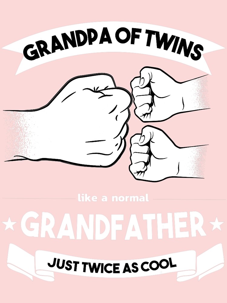 Grandpa of Twins Shirt/my Favorite Twins Call Me Grandpa 