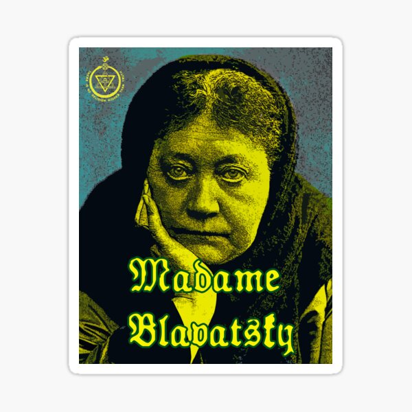 Item preview, Madame Helena Blavatsky Theosophical designed and sold by MetalSatyrShop.