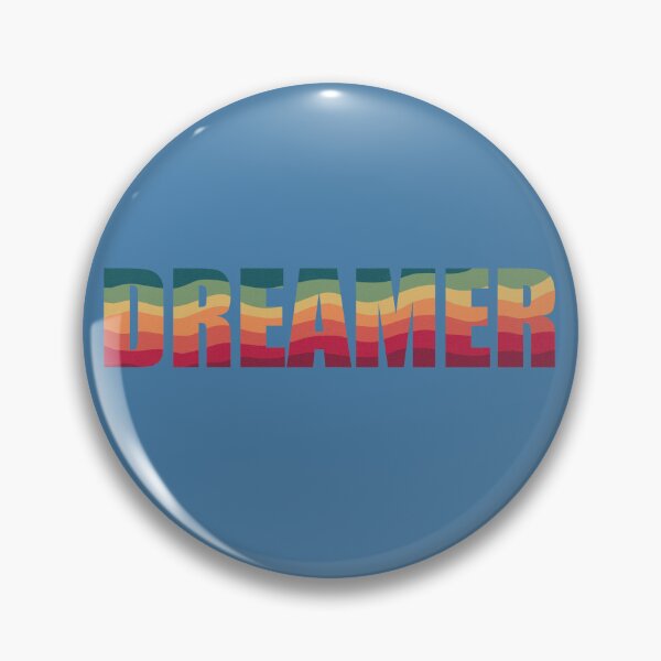 Item preview, Dreamer colorful waves typography  designed and sold by AidenTells.