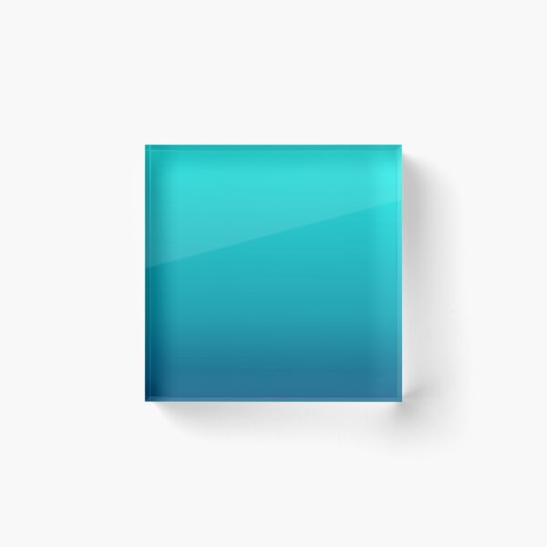 Item preview, preppy summer beach teal blue turquoise ombre  designed and sold by LEILA ART SPACE.