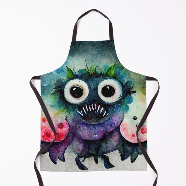 Item preview, Whimsical watercolor cute monster designed and sold by pixelista.