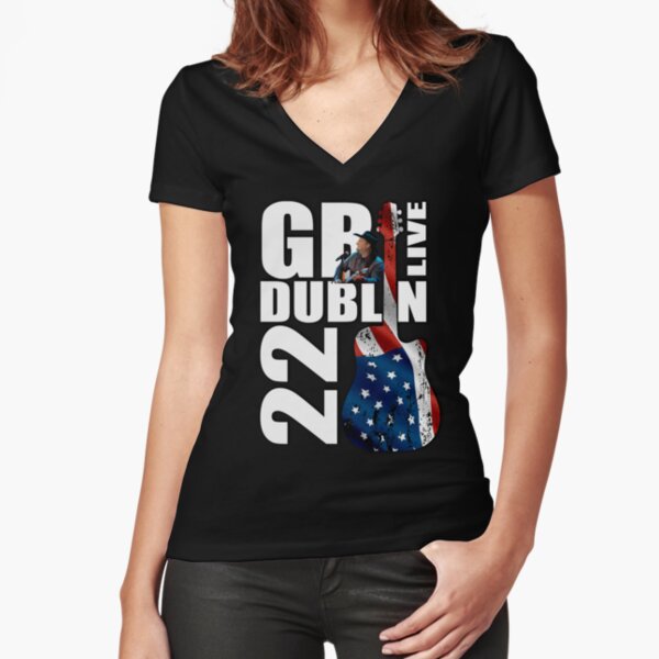 Garth Brooks - GB Live Dublin 2022 - Stadium tour Fitted V-Neck T-Shirt