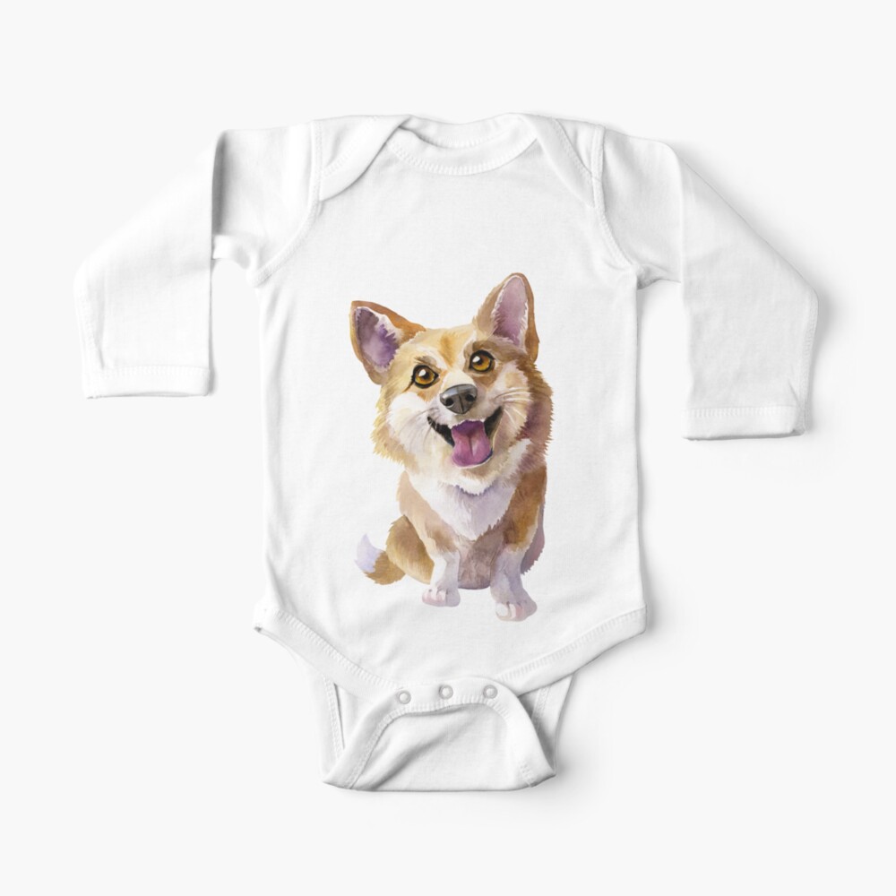 Pembroke Welsh Corgi Baby One Piece By Torysevas Redbubble