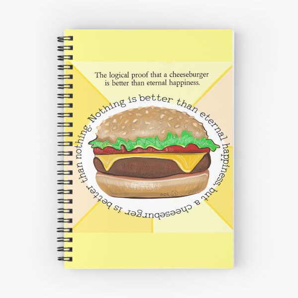 Item preview, Cheeseburger or Eternal Happiness  designed and sold by SurlyAmy.