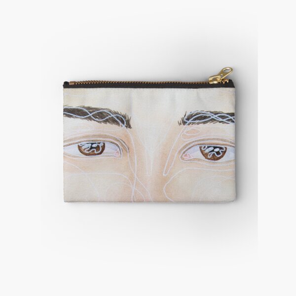 Item preview, Line art Asian portrait painting in traditional pastel watercolour designed and sold by Chantellearts.
