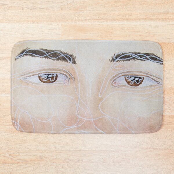Item preview, Line art Asian portrait painting in traditional pastel watercolour designed and sold by Chantellearts.