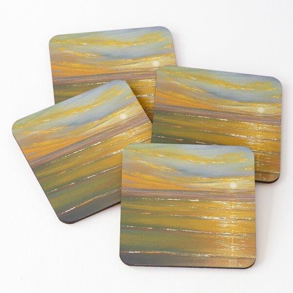 Item preview, Painting sunset by the sea designed and sold by Anke Franikowski.