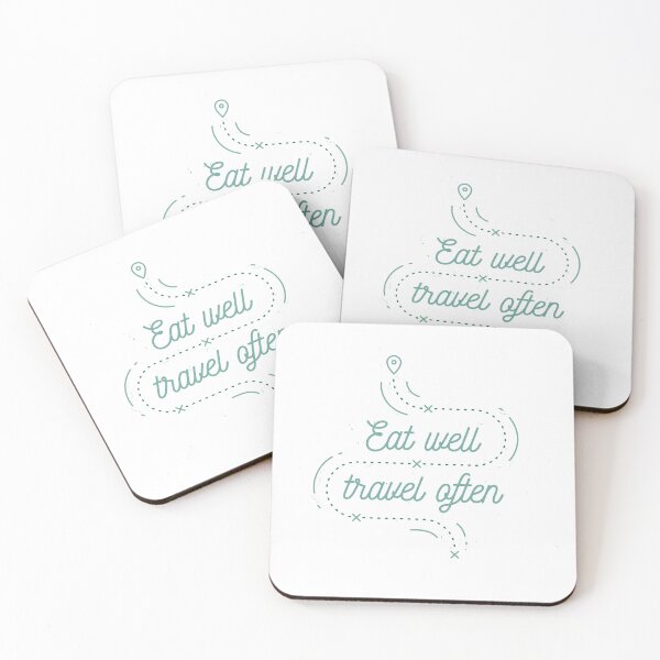 Item preview, Travel often monoline quote designed and sold by Cyrenaica 1949.