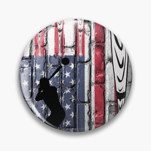 Item preview, Vintage American Flag Basseball,Memorial Day of 4th of july designed and sold by Vittorio-23.