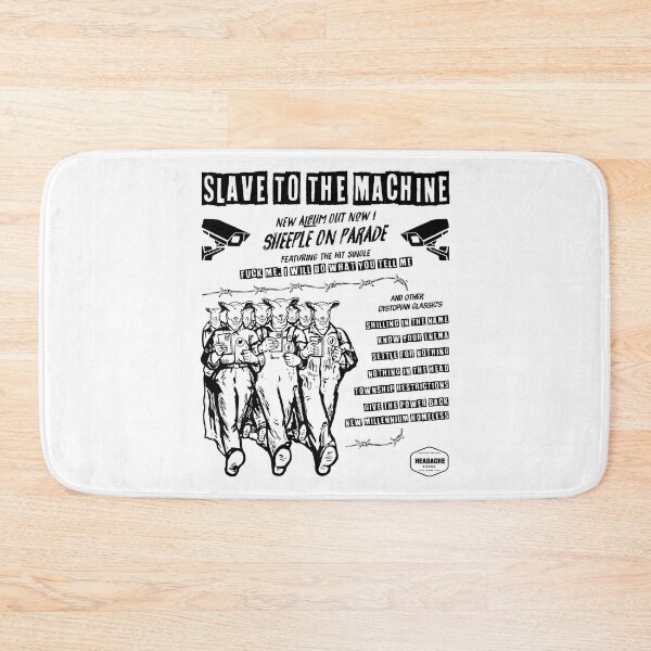 Item preview, SLAVE TO THE MACHINE - BLACK designed and sold by Delapits.