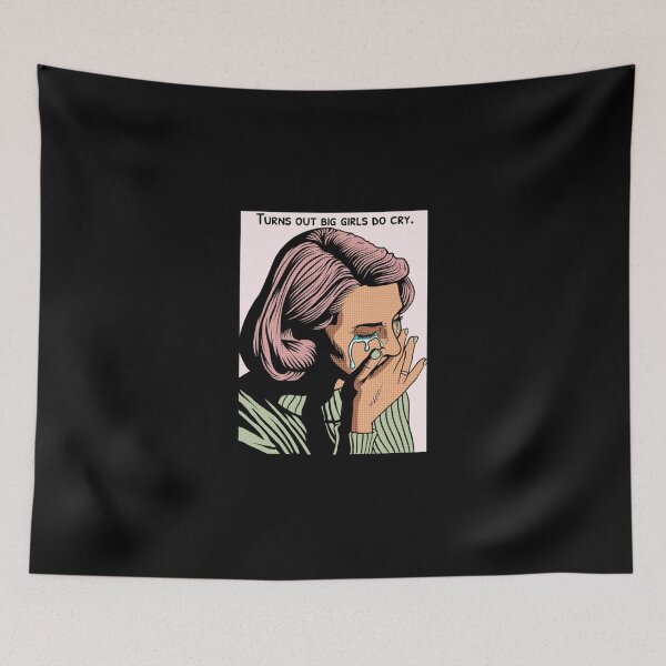 Item preview, Big Girls Do Cry Racerback Tank Top designed and sold by addeoovrteqt.