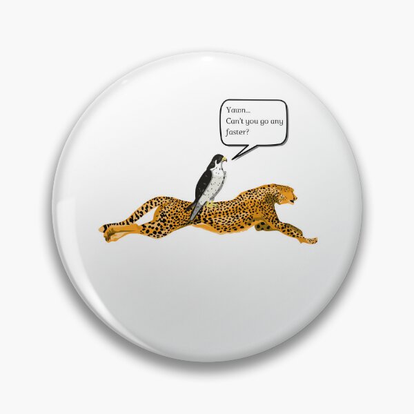 Item preview, Fast & Faster: the Cheetah & the Peregrine falcon designed and sold by VitaPulchrumEst.