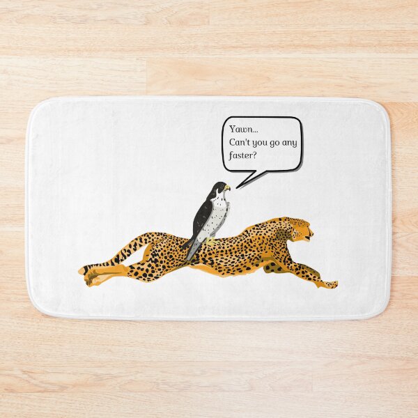 Item preview, Fast & Faster: the Cheetah & the Peregrine falcon designed and sold by VitaPulchrumEst.