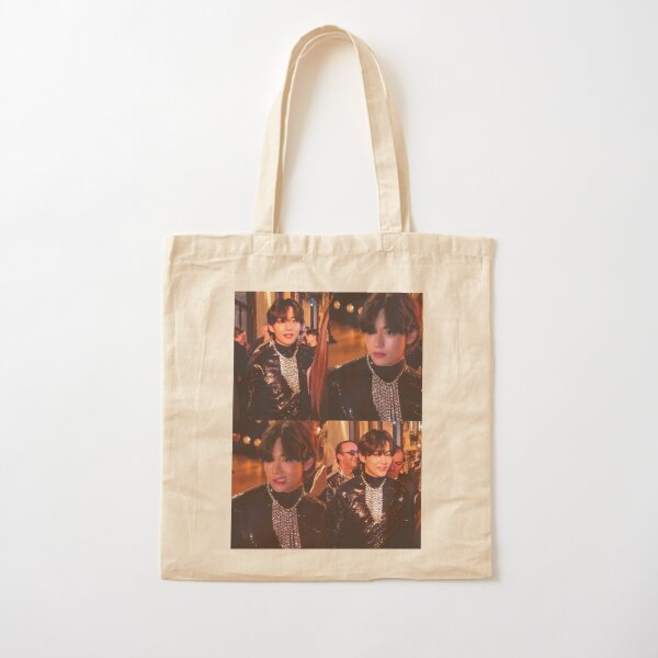 BTS V Taehyung Tote Bag 100% Eco Friendly Cotton Hand 