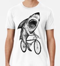 Shark Ride Bicycle Men's Premium T-Shirt