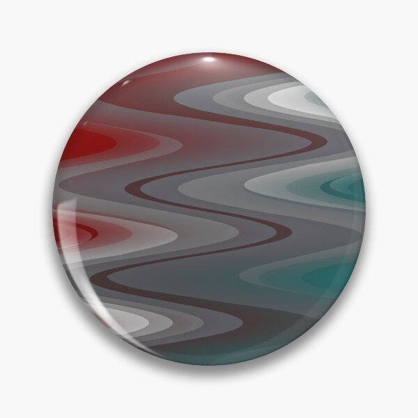 Item preview, Gray waves on burgundy teal designed and sold by feiermar.