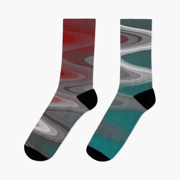 Item preview, Gray waves on burgundy teal designed and sold by feiermar.