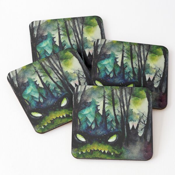 Item preview, Horror (but slightly cute) Monster in the Forest designed and sold by pixelista.