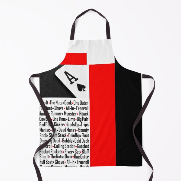 Item preview, Poker Terms Colorful Red, White and Black Back to School Design designed and sold by MyJojoBean.