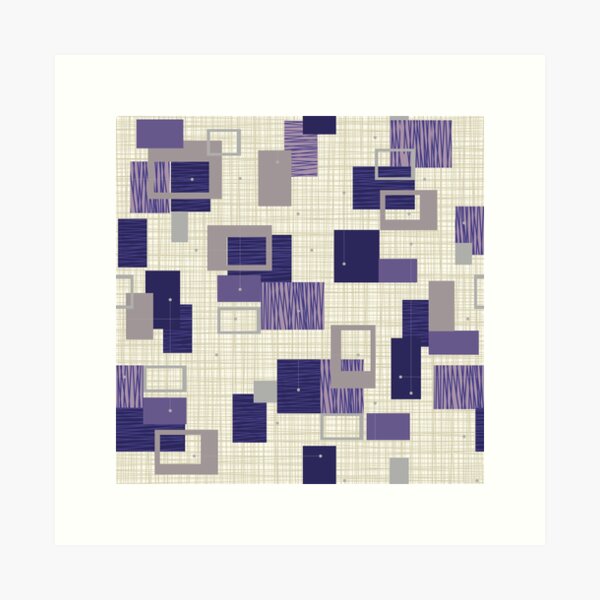 Vista previa del artículo con la obra «Mid Century Modern 11a», diseñado y vendido por Makanahele.