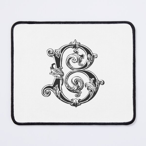 Item preview, Antique Letter B Monogram [dark] designed and sold by silver6press.