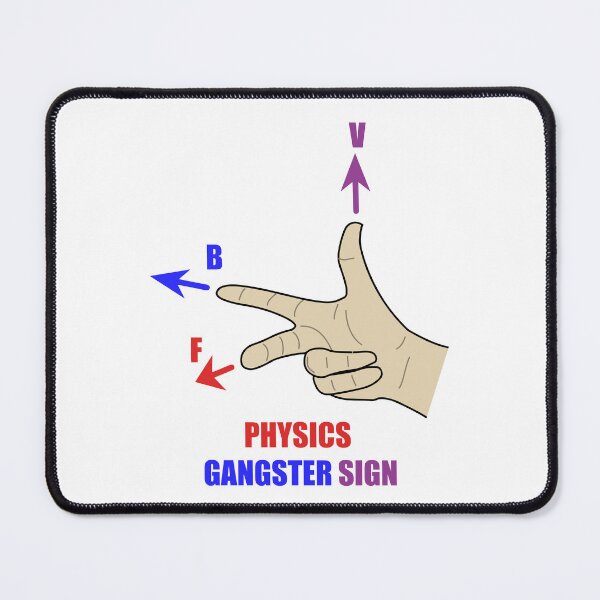 Item preview, Physics Gangster Sign - Lorentz Force designed and sold by Geeky Giggles.