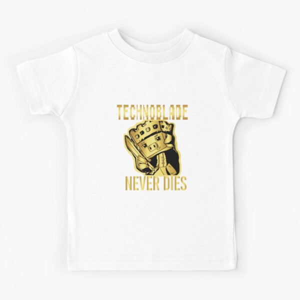 Technoblade Dream Smp Technoblade Never Dies Quote Kids T-Shirt - TeeHex