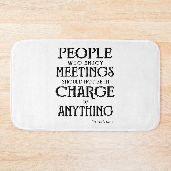 Item preview, MEETINGS - BLACK designed and sold by Delapits.