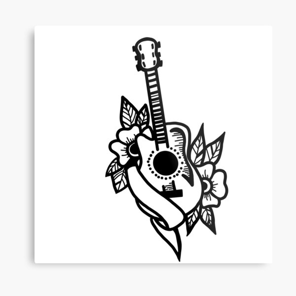 11 Simple Guitar Tattoo Designs That Will Blow Your Mind  alexie