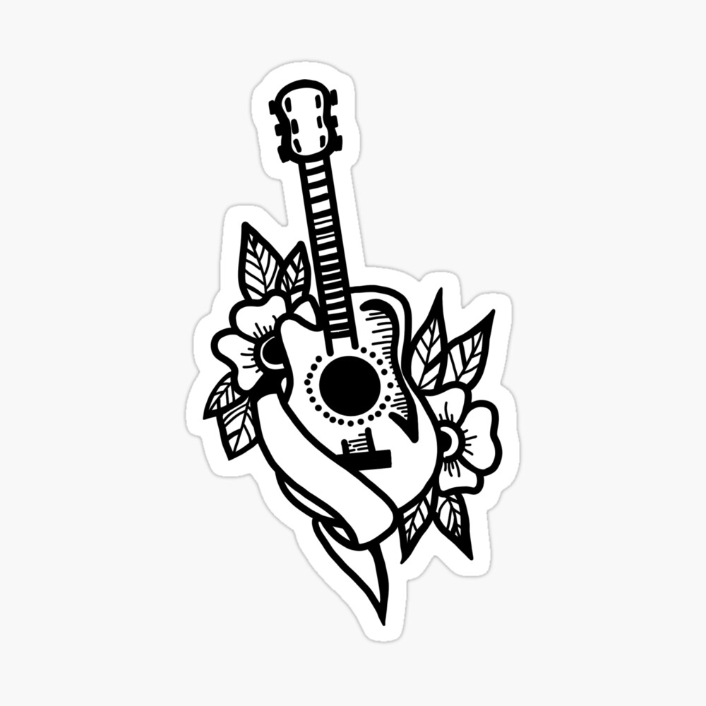 Score Electric Guitar Tattoo by BullShirtCo on Threadless